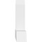 Ekena Millwork Portland Architectural Grade PVC Gable Bracket, 48"W x 26"H x 6"D x 6"F, 13/12 Pitch GBP048X26X0606POR00 - alternate 3